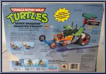 Sewer Dragster from Teenage Mutant Ninja Turtles - 1990 - Accessories manufactured by Playmates [Back]