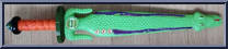 Leonardo's Sewer Force Sword from Teenage Mutant Ninja Turtles - Role Play manufactured by Playmates [Loose]
