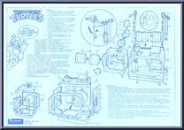 Sewer Playset from Teenage Mutant Ninja Turtles - 1989 - Accessories manufactured by Playmates [Instructions]