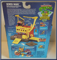 Bodacious Battlesets - Sewer Wars (with Card) from Teenage Mutant Ninja Turtles - Mini Mutants manufactured by Playmates [Back]