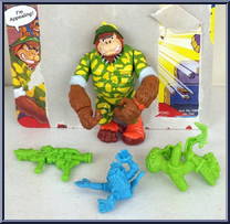 Sergeant Bananas from Teenage Mutant Ninja Turtles - 1991 - Basic Figures manufactured by Playmates [Loose]