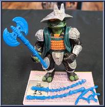 Shogun Mike (Silver Armor with Card) Action Figure