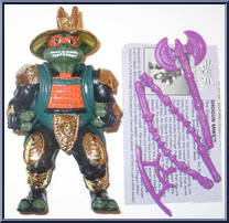 Shogun Mike (Gold Armor with Card) Action Figure