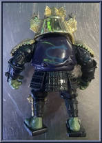 Shogun Raph (Gold Armor with Card) from Teenage Mutant Ninja Turtles - Shogun Turtles manufactured by Playmates [Loose]