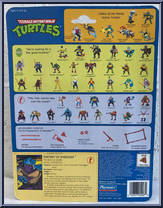 Shredder [Reissue] from Teenage Mutant Ninja Turtles - 1990 - Basic Figures manufactured by Playmates [Back]