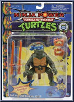 Ninja Action - Somersault Samurai Leo [Reissue] from Teenage Mutant Ninja Turtles - 10th Anniversary - Ninja Power manufactured by Playmates [Front]