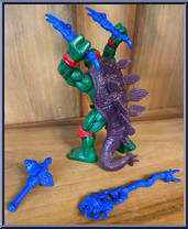 Stego Raph from Teenage Mutant Ninja Turtles - Dino Turtles manufactured by Playmates [Loose]
