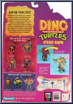 Stego Raph from Teenage Mutant Ninja Turtles - Dino Turtles manufactured by Playmates [Back]