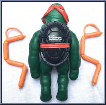 Stretch Michaelangelo from Teenage Mutant Ninja Turtles - Stretch Turtles manufactured by Playmates [Loose]