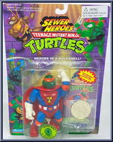 Super Mike [Reissue] from Teenage Mutant Ninja Turtles - Sewer Heroes manufactured by Playmates [Front]