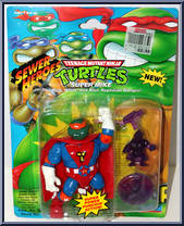 Super Mike from Teenage Mutant Ninja Turtles - Sewer Heroes manufactured by Playmates [Front]