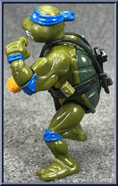 Sword Slicin' Leonardo from Teenage Mutant Ninja Turtles - Wacky Action manufactured by Playmates [Loose]