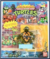 Sword Slicin' Leonardo from Teenage Mutant Ninja Turtles - Wacky Action manufactured by Playmates [Front]
