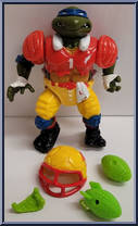 T. D. Tossin' Leo from Teenage Mutant Ninja Turtles - Sewer Sports Allstar Turtles manufactured by Playmates [Loose]
