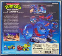 Technodrome Scout Vehicle from Teenage Mutant Ninja Turtles - 1993 - Accessories manufactured by Playmates [Back]
