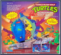 Technodrome Scout Vehicle from Teenage Mutant Ninja Turtles - 1993 - Accessories manufactured by Playmates [Front]