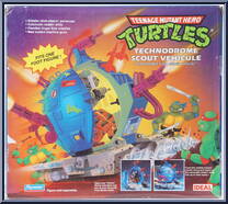 Technodrome Scout Vehicle from Teenage Mutant Ninja Turtles - 1993 - Accessories manufactured by Playmates [Front]