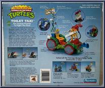 Toilet Taxi from Teenage Mutant Ninja Turtles - 1990 - Accessories manufactured by Playmates [Back]