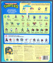 Tokka from Teenage Mutant Ninja Turtles - 1991 - Basic Figures manufactured by Playmates [Back]