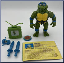 Toon Leo with Bulgin' Eye Action from Teenage Mutant Ninja Turtles - Toon Turtles manufactured by Playmates [Loose]