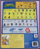 Triceraton from Teenage Mutant Ninja Turtles - 1990 - Basic Figures manufactured by Playmates [Back]