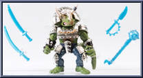 Shogun Triceraton (with Card) Action Figure
