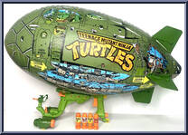 Turtle Blimp from Teenage Mutant Ninja Turtles - 1988 - Accessories manufactured by Playmates [Loose]