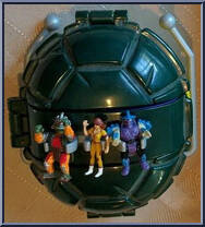 Carry Along Communicator Playset (with Cards) from Teenage Mutant Ninja Turtles - Mini Mutants manufactured by Playmates [Loose]