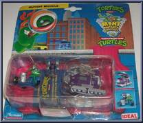 Turtle Transports - The Turtle Tenderizin' Combo (with Card) from Teenage Mutant Ninja Turtles - Mini Mutants manufactured by Playmates [Front]