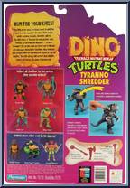Tyranno Shredder from Teenage Mutant Ninja Turtles - Dino Turtles manufactured by Playmates [Back]