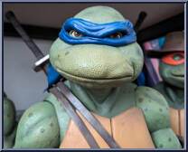 Leonardo from Teenage Mutant Ninja Turtles - 1990 Movie - 1:4 Scale manufactured by Neca [Loose]