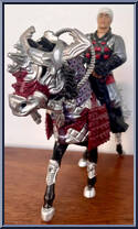 Samurai Evil War Horse (with Castle Guard) from Teenage Mutant Ninja Turtles - 1993 Movie III - Basic Series manufactured by Playmates [Loose]