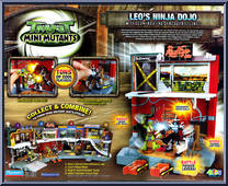 Leo's Ninja Dojo from Teenage Mutant Ninja Turtles - 2007 Movie - Mini Mutants manufactured by Playmates [Back]