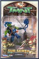 Leonardo from Teenage Mutant Ninja Turtles - 2007 Movie - Sub Sewer manufactured by Playmates [Front]