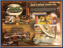 Mike's Kickin' Crash Pad from Teenage Mutant Ninja Turtles - 2007 Movie - Mini Mutants manufactured by Playmates [Back]