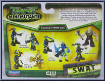 Raph vs. Foot Soldier (S.W.A.T.) from Teenage Mutant Ninja Turtles - 2007 Movie - Mini Mutants manufactured by Playmates [Back]