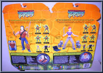 April O'Neil / Casey Jones from Teenage Mutant Ninja Turtles - Animated - 2-Packs manufactured by Playmates [Back]
