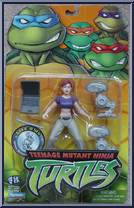 April O'Neil from Teenage Mutant Ninja Turtles - Animated - Basic Assortment - 2003 manufactured by Playmates [Front]