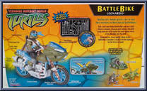 Battle Bike Leonardo from Teenage Mutant Ninja Turtles - Animated - Vehicles with Figures manufactured by Playmates [Back]