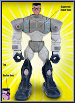 Baxter Robot from Teenage Mutant Ninja Turtles - Animated - Basic Assortment - 2006 manufactured by Playmates [Loose]
