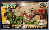 Dino Bike with Donatello from Teenage Mutant Ninja Turtles - Animated - Paleo Patrol: Vehicles manufactured by Playmates [Front]
