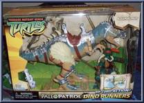 Dino Runners: Aliosaurus with Michelangelo from Teenage Mutant Ninja Turtles - Animated - Paleo Patrol: 2-Pack manufactured by Playmates [Front]