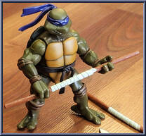 Donatello from Teenage Mutant Ninja Turtles - Animated - Basic Assortment - 2003 manufactured by Playmates [Loose]