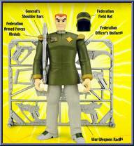 General Blanque from Teenage Mutant Ninja Turtles - Animated - Basic Assortment - 2005 manufactured by Playmates [Loose]