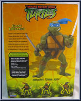 Giant Leonardo from Teenage Mutant Ninja Turtles - Animated - 12" Scale manufactured by Playmates [Back]