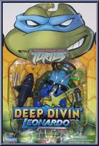 Leonardo from Teenage Mutant Ninja Turtles - Animated - Deep Divin' manufactured by Playmates [Front]
