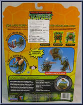 Leonardo from Teenage Mutant Ninja Turtles - Animated - Ninja Action: Series 1 manufactured by Playmates [Back]