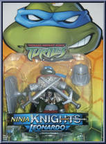 Leonardo from Teenage Mutant Ninja Turtles - Animated - Ninja Knights manufactured by Playmates [Front]