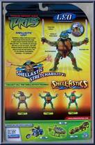 Leo from Teenage Mutant Ninja Turtles - Animated - Shell-Astics Turtles manufactured by Playmates [Back]