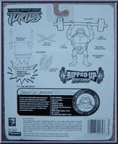 Ripped Up: Leo from Teenage Mutant Ninja Turtles - Animated - Mini 3 Inch Figures manufactured by Playmates [Back]